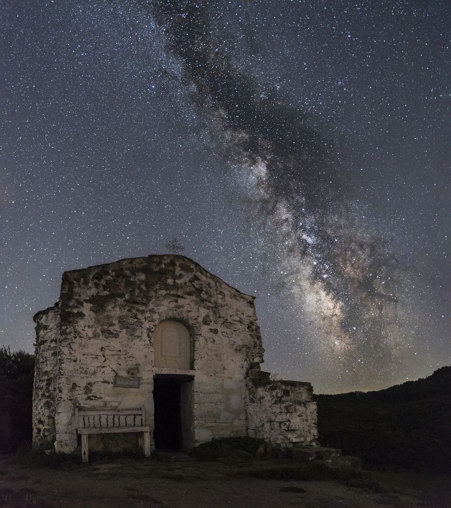"St. Joan Letni" Chapel & the Milky Way.