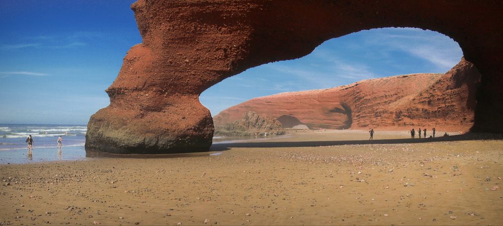 Марокко. Легзира. Знаменитая арка, разрушилась в 2016г.