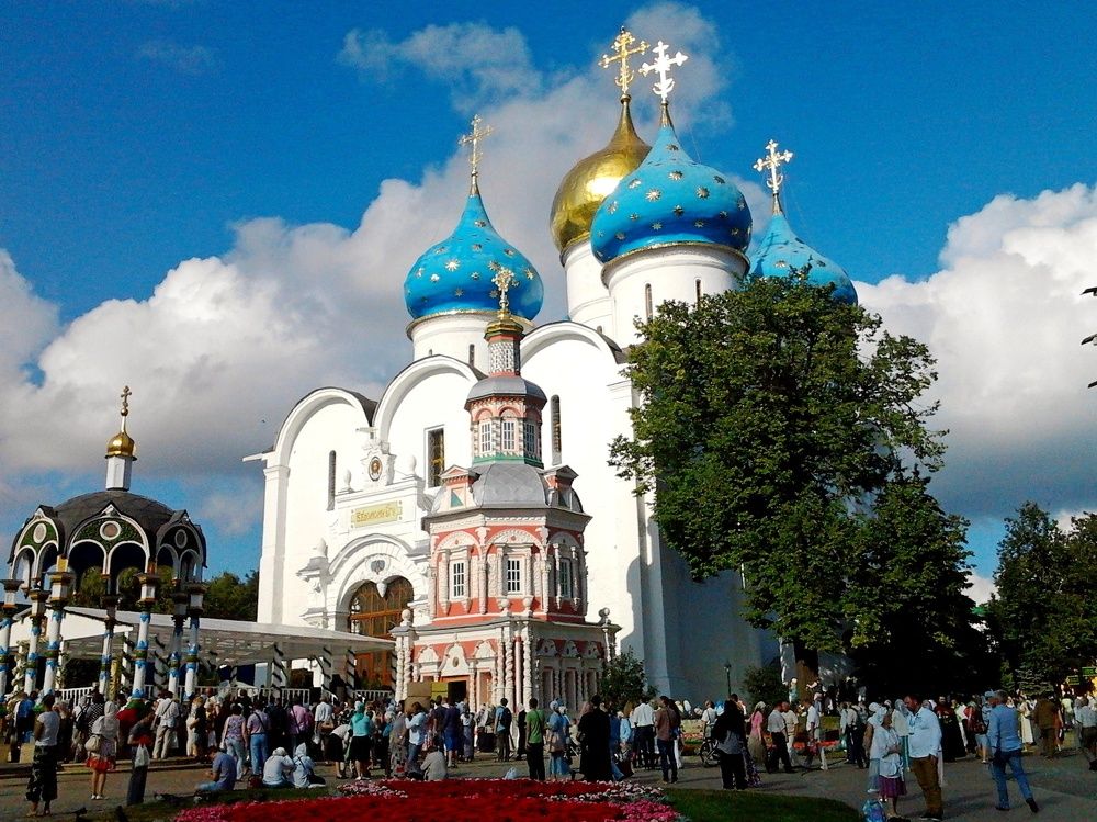 Успенский собор в Свято-Троицкой Сергиевой лавре.