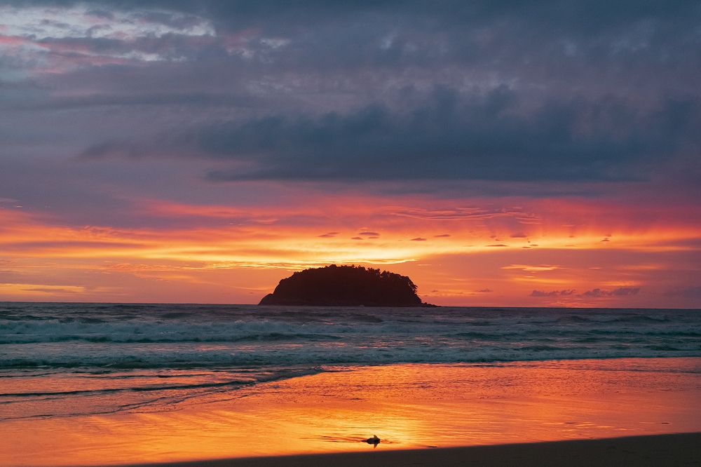 Красный закат - Red sunset