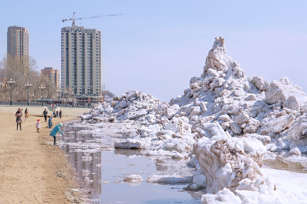 Ледоход на Амуре