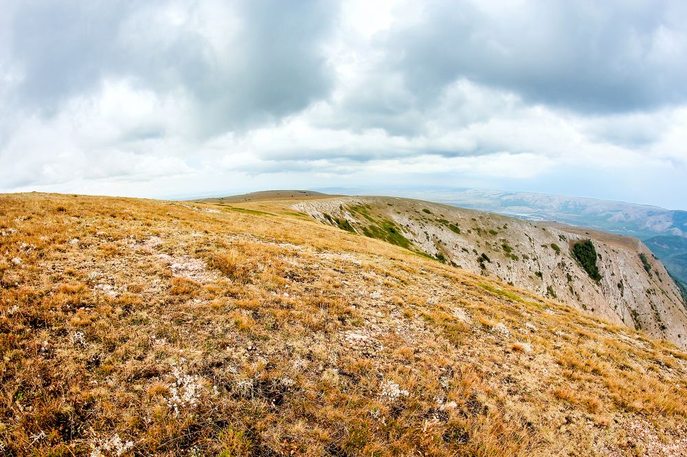 На краю плато Чатыр-даг.