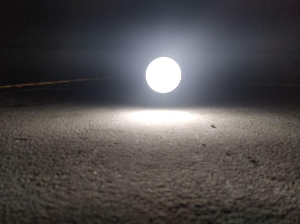 Moon is about to touch ground