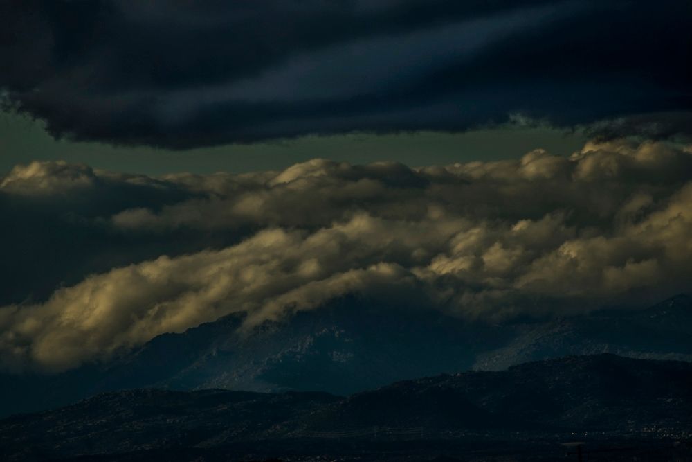 Clouds in the mountain