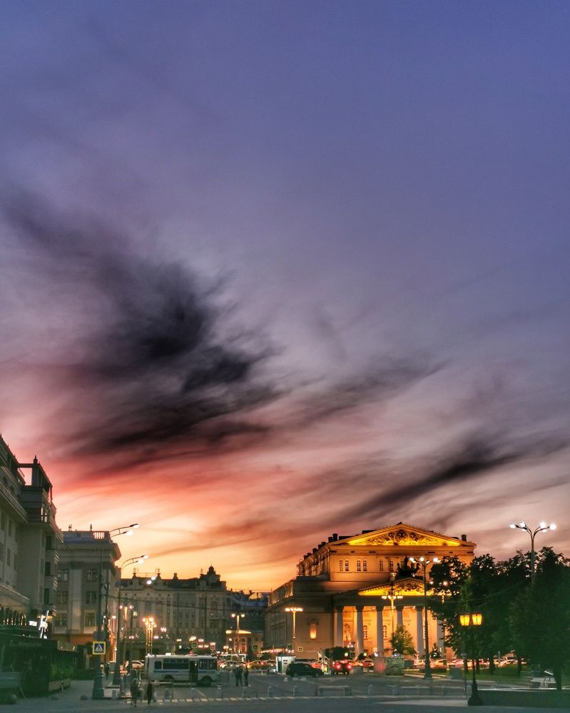 Небо над Москвой