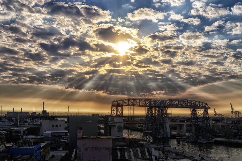 Amanecer desde la ventana de mi comedor