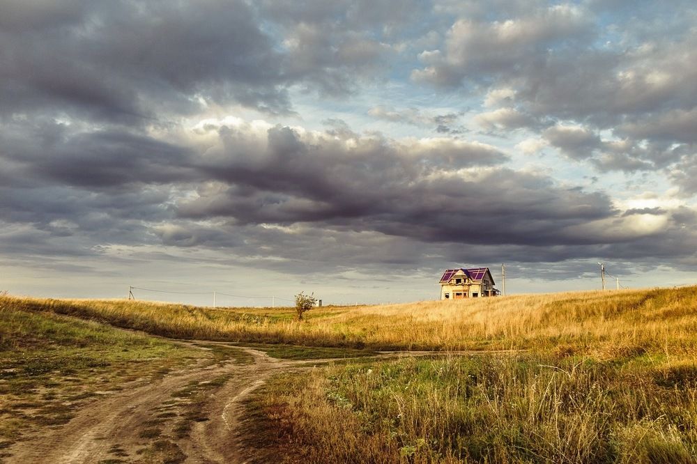 Строится дом.