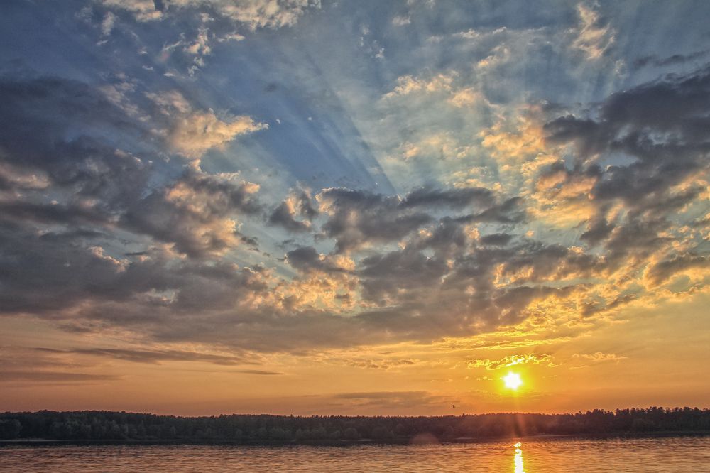 Яльчик в лучах заката