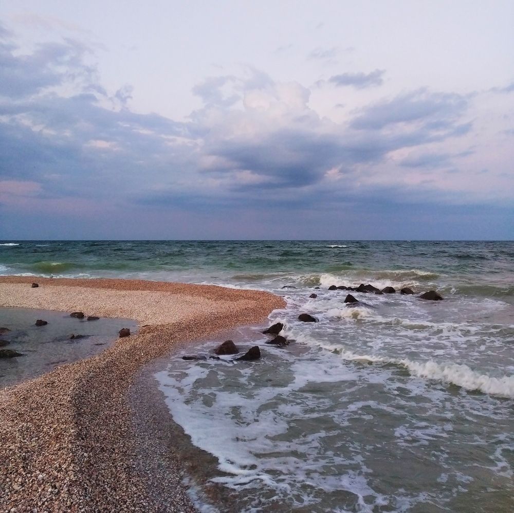 Пейзажи Азовского моря .