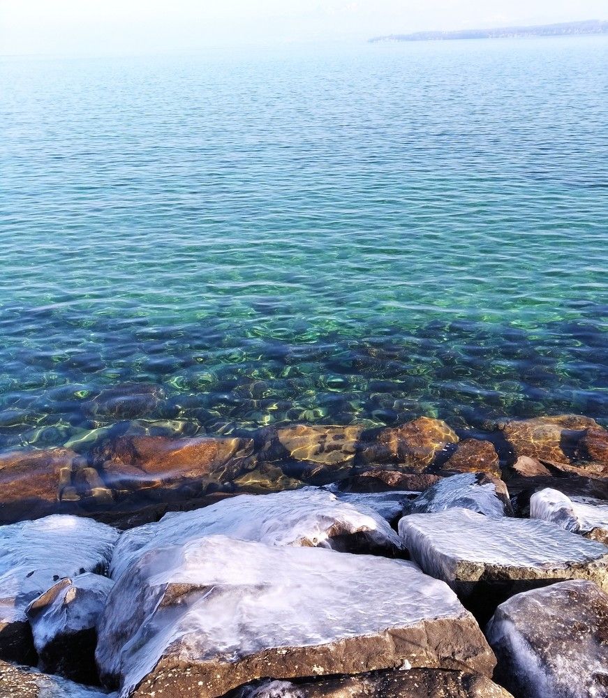 Яркие пейзажи Женевского озера.