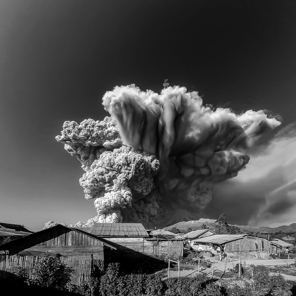 Indonesia's Sinabung Volcano Erupts