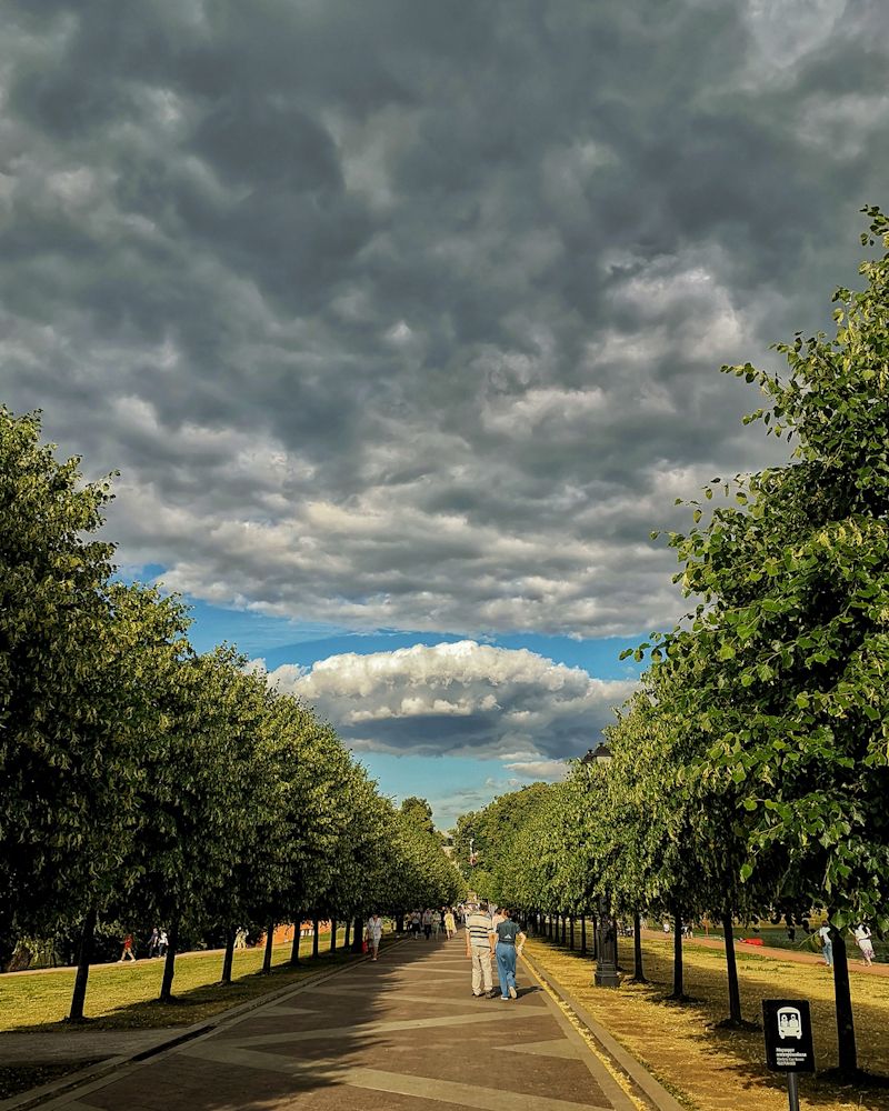 По дороге с облаками.