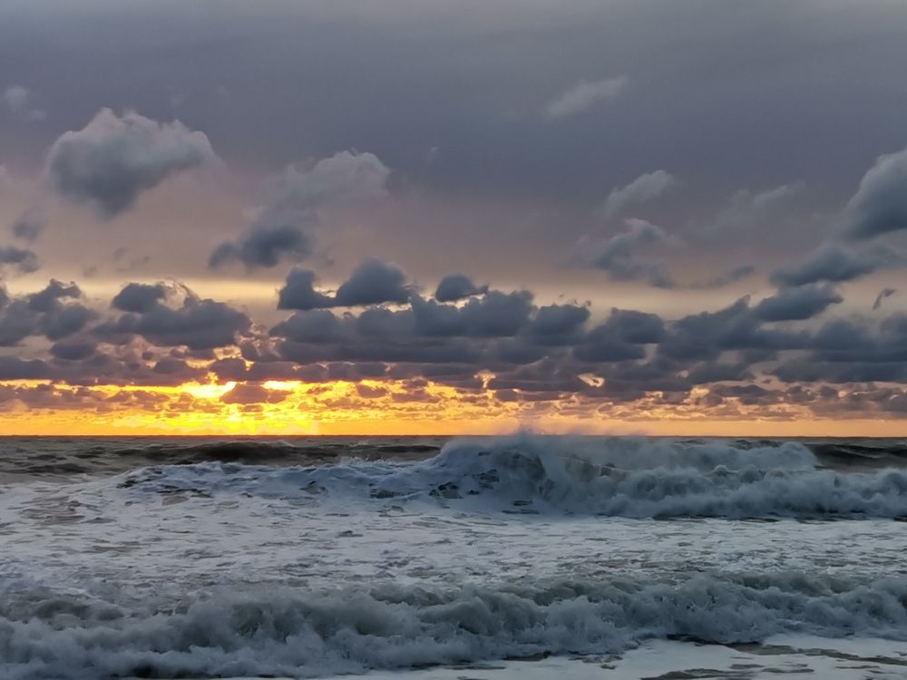 Январский закат. Дивноморское