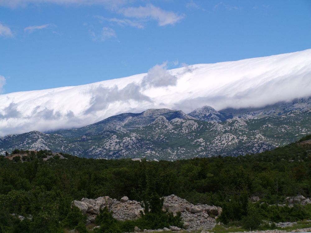 Clouds on the Velebit
