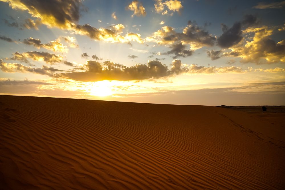 Рассвет в пустыне