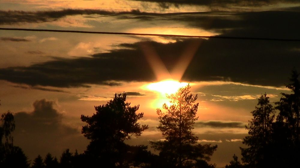 Скоро ночь.