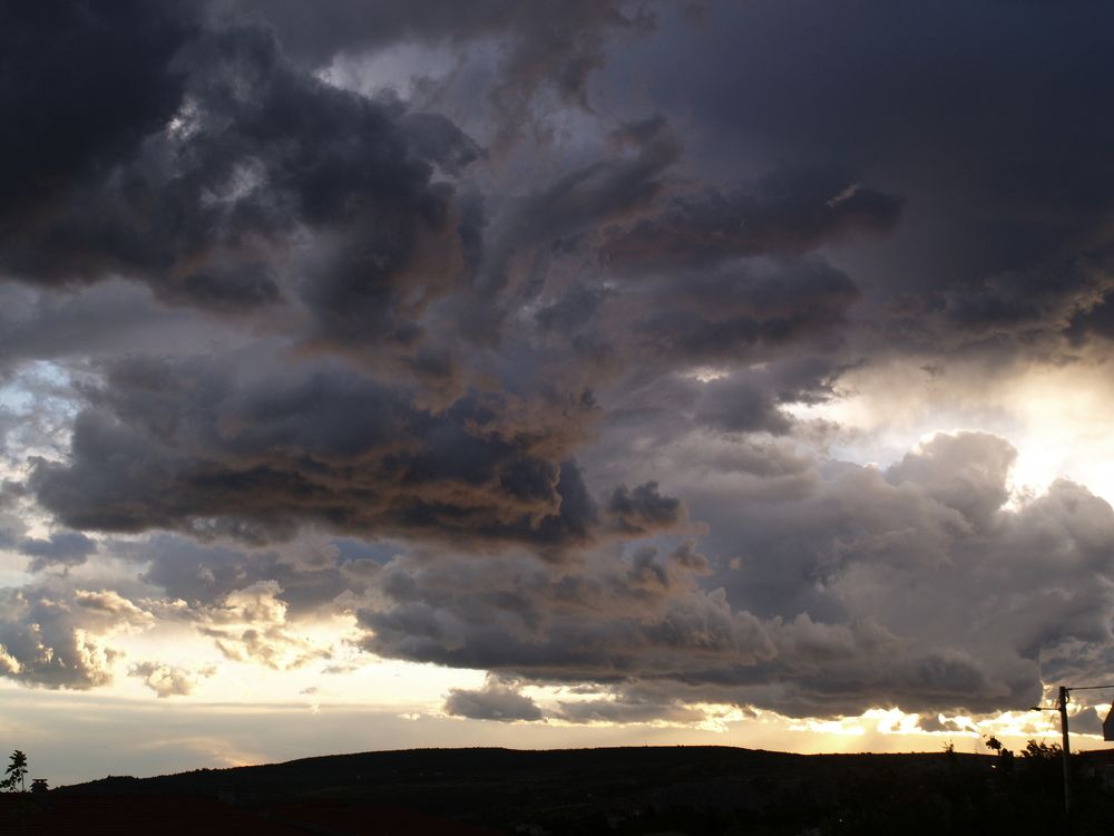 clouds on the Maslenica