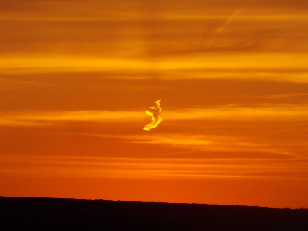 Оранжевое небо