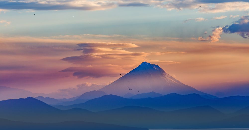 Малиновая дымка на закате