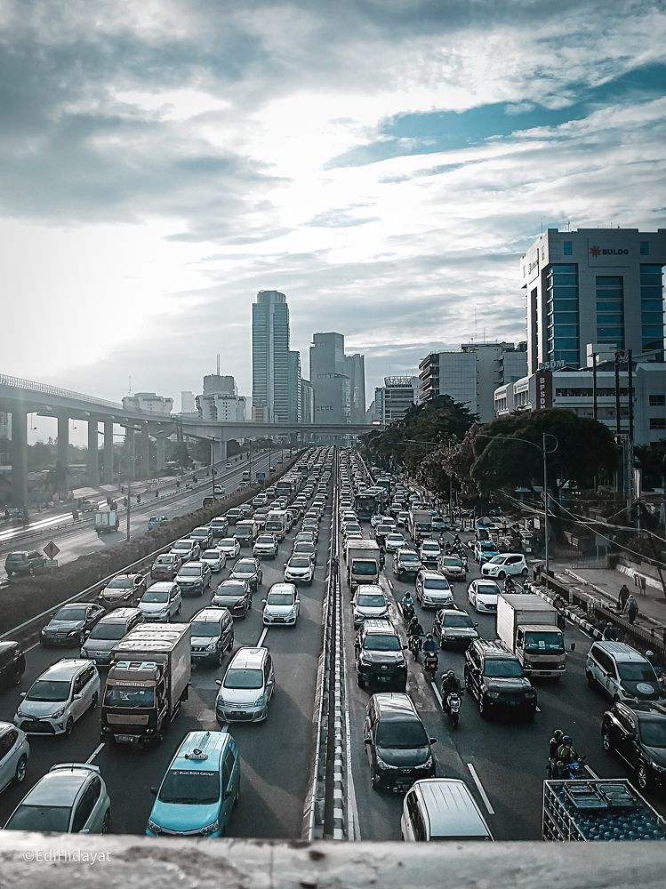 City of Jakarta, Indonesia in the afternoon