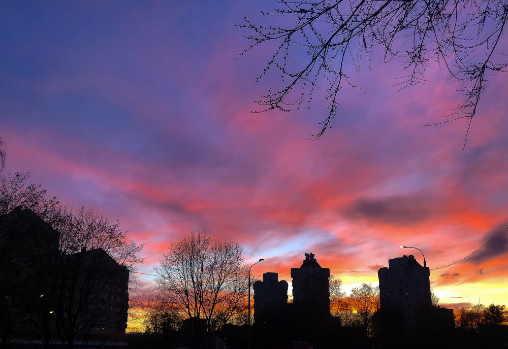 Вид из окна.