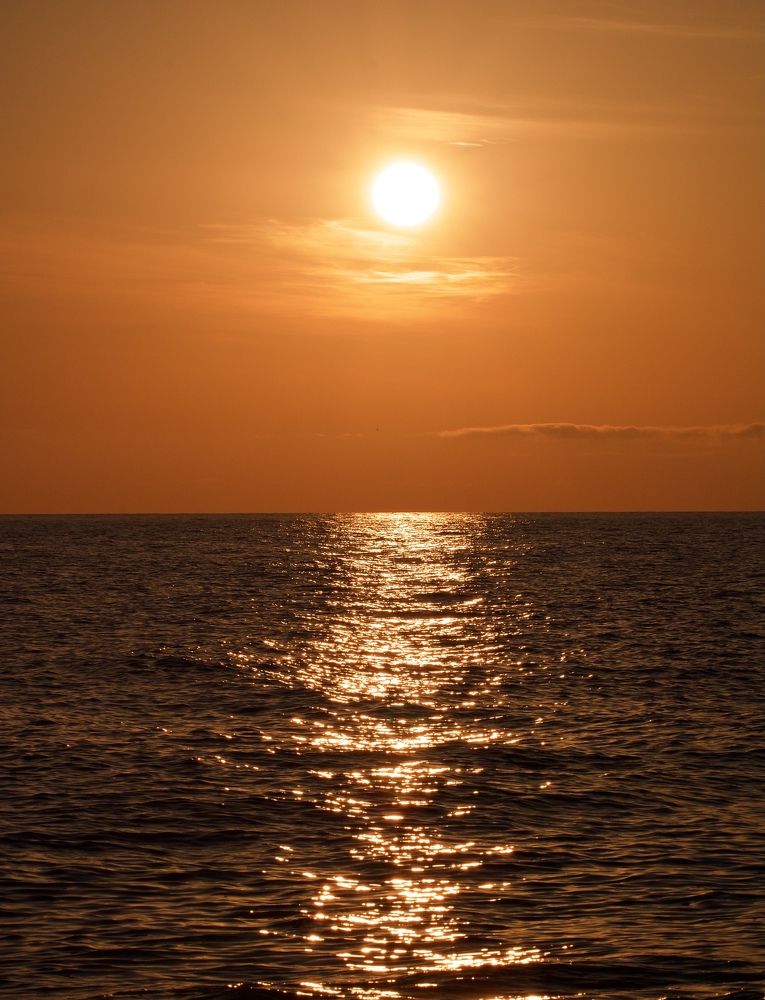 Закат на Черном море