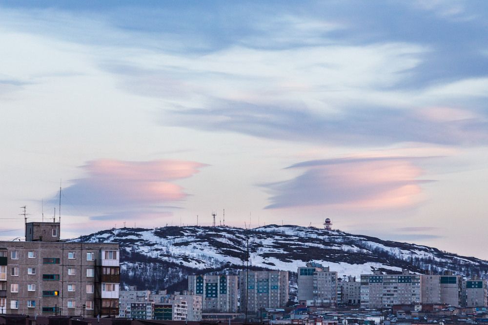 Акварельное небо.