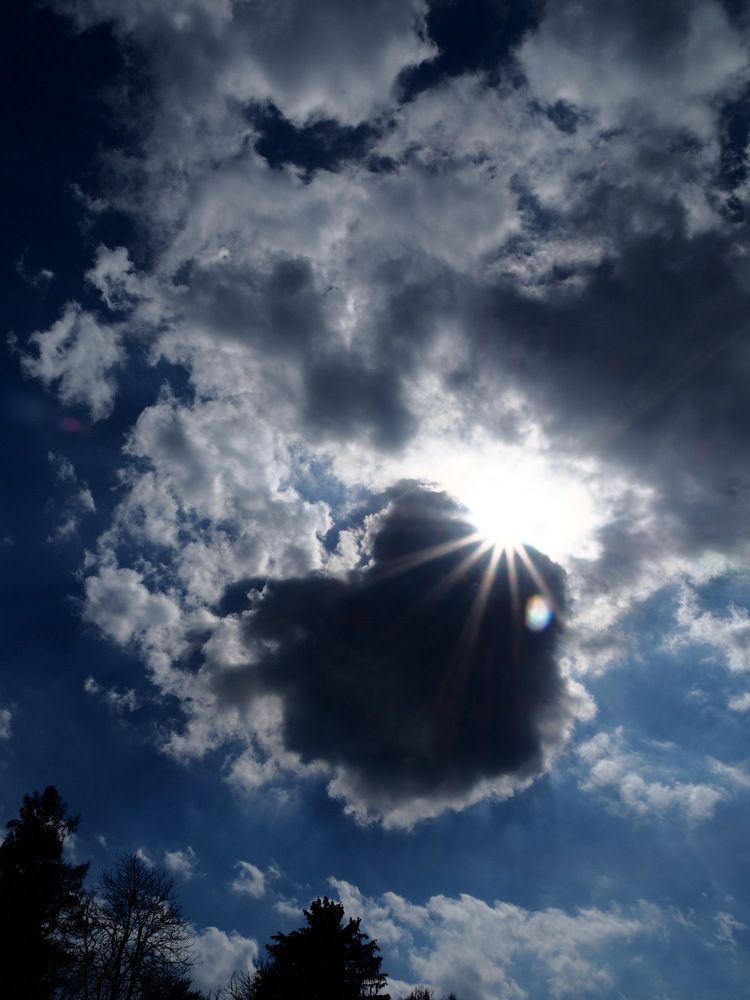 Sun behind the Clouds