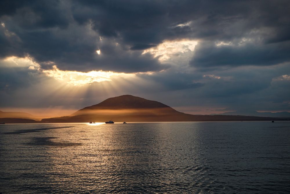 На рейде Южно-Курильска