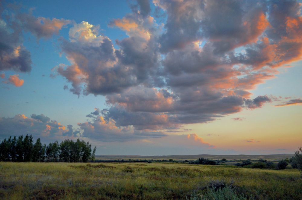 Степные закаты.