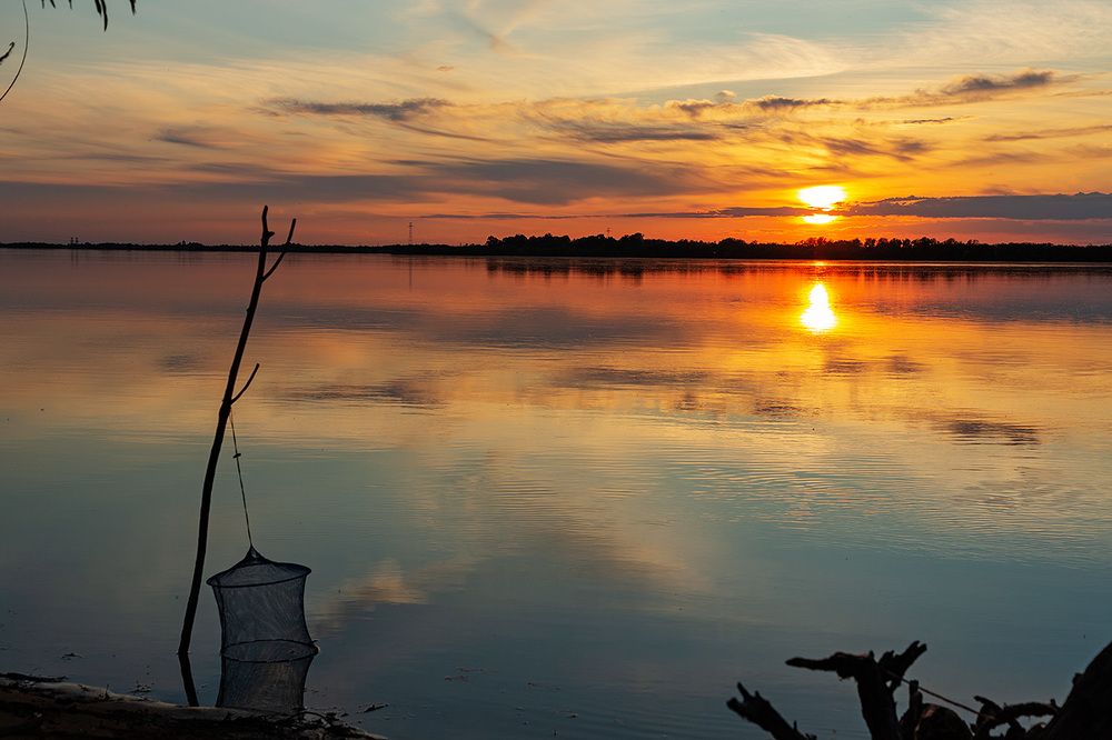 Закат на Амурской протоке