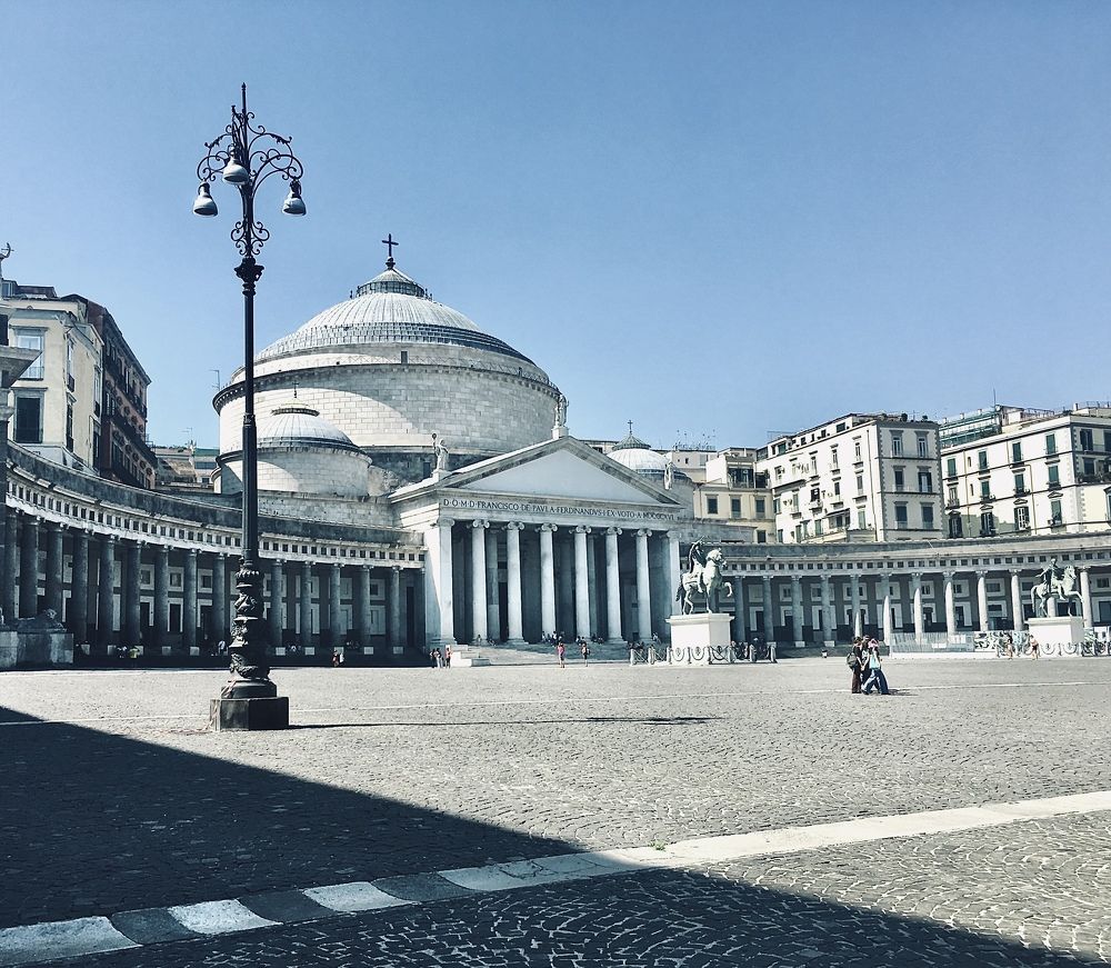 Naples. Piazza del Plebiscito.