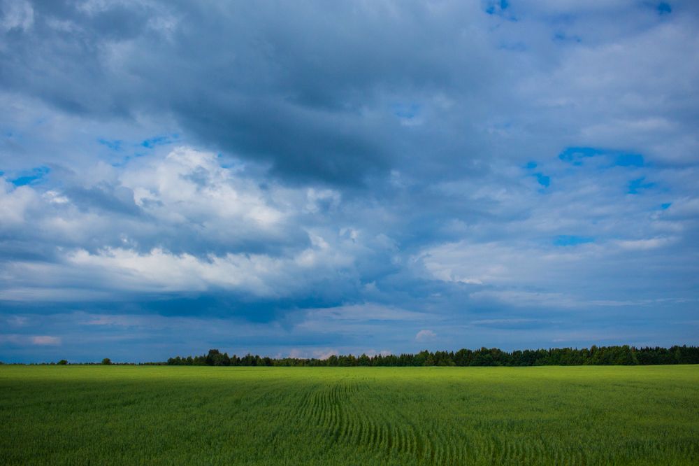 Летние облака средней полосы России