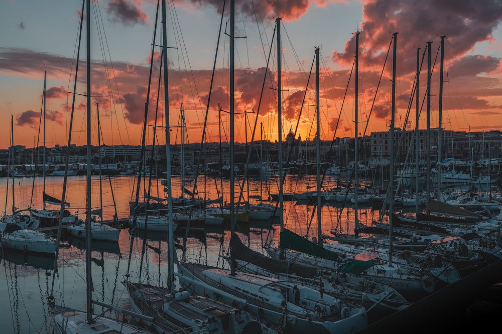 Harbor Sunset