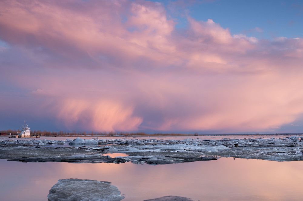 Розовые облака