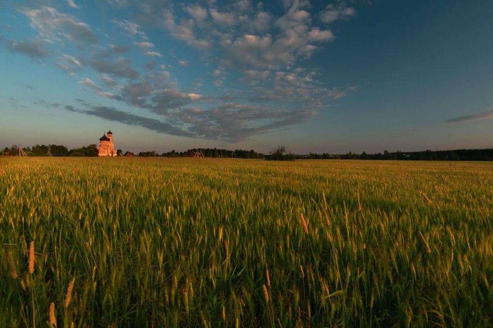 рассвет  церквушки