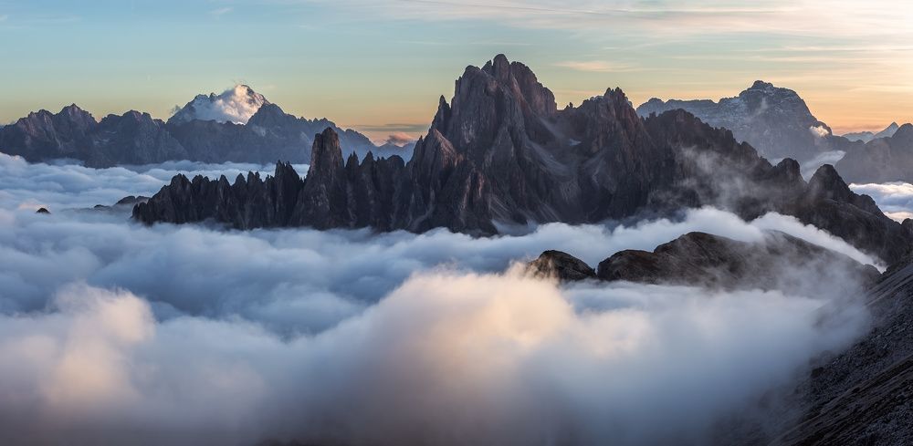 Облачное покрывало.