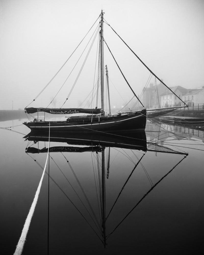 Boats in Black and White