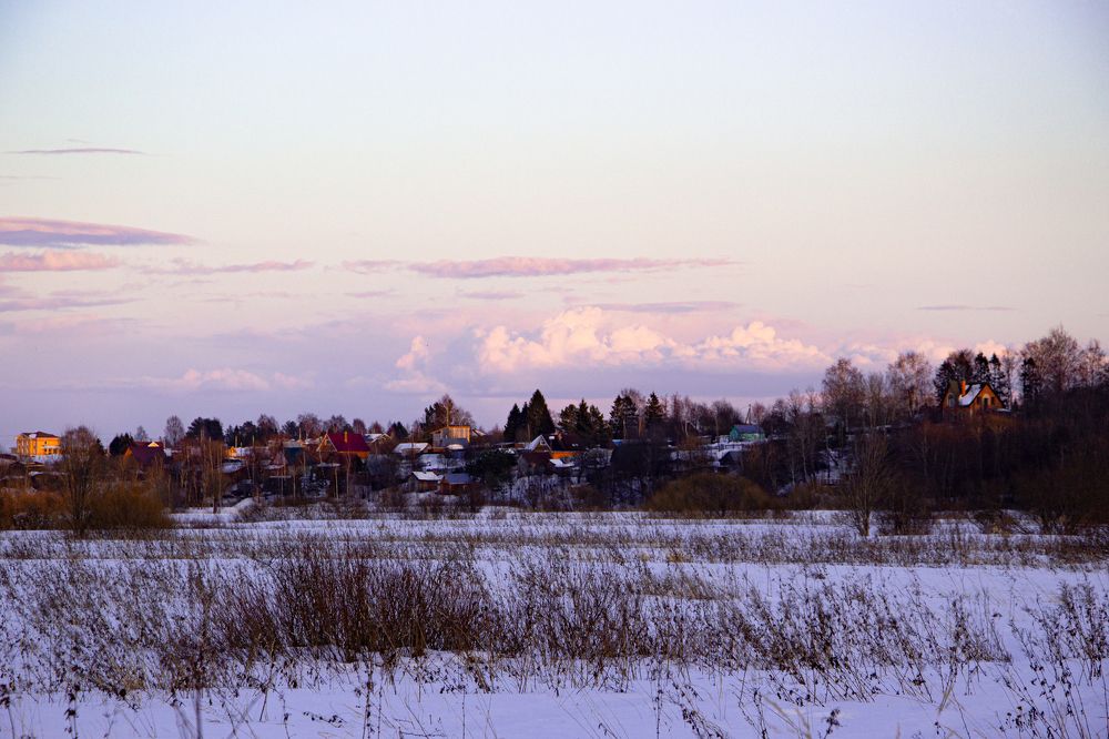 Ванильное небо.