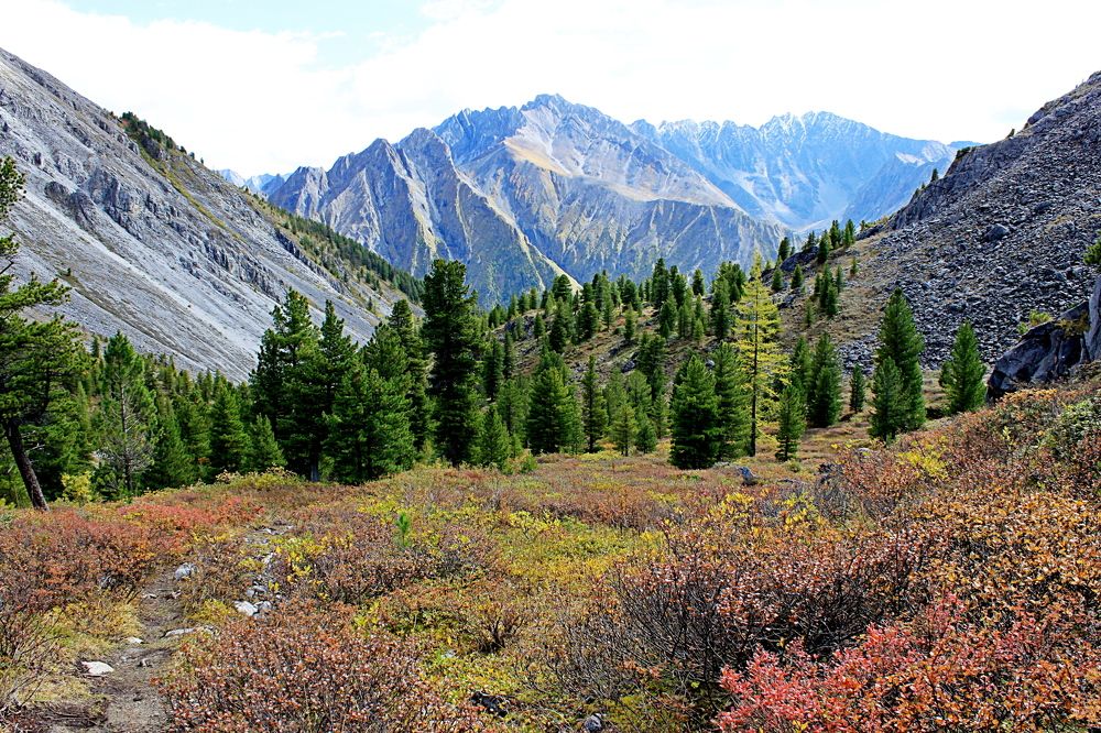 Начало осени в Саянах.