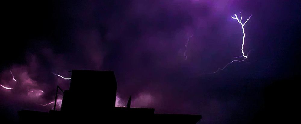 Strike in the clouds