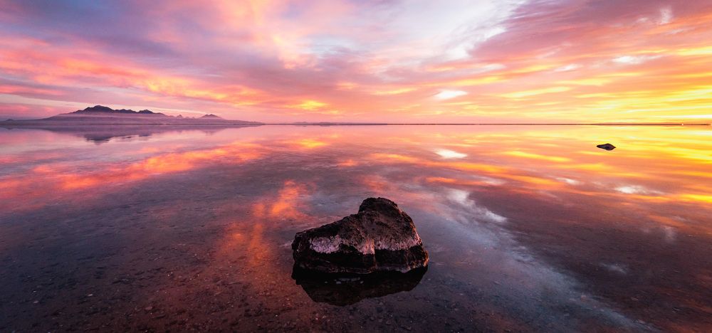 Salt Flats Sunrise.