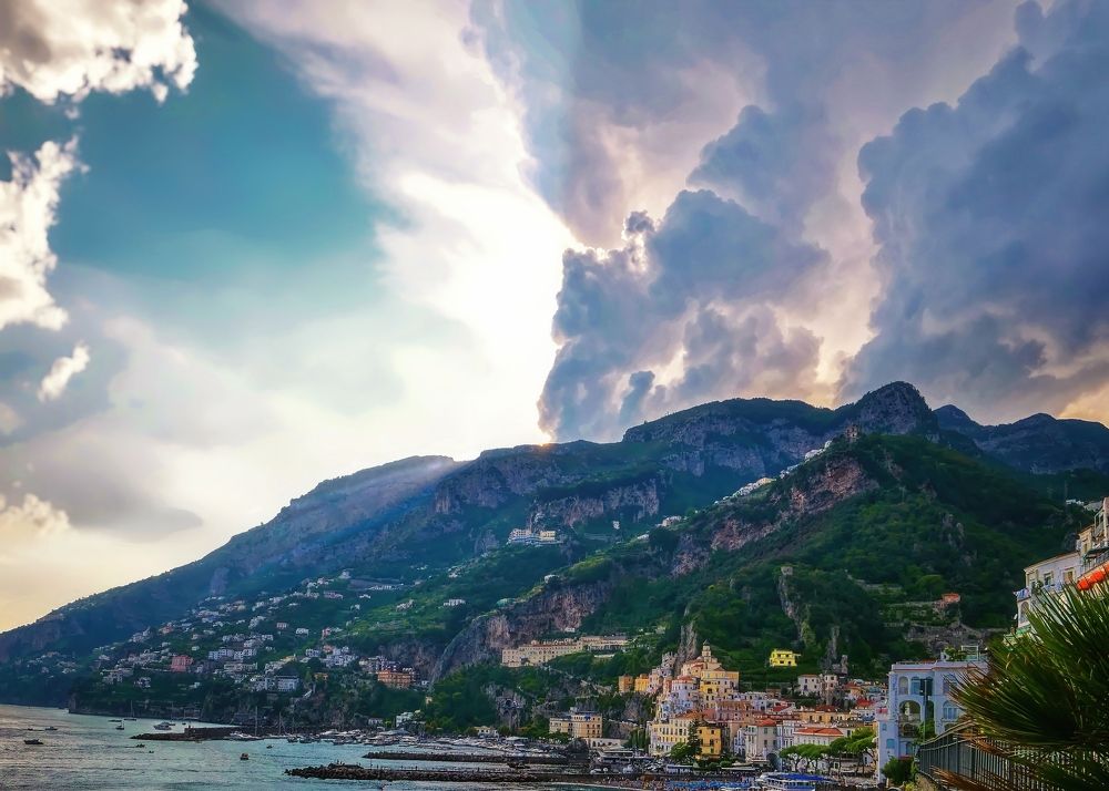 Stormy clouds - Positano Italy