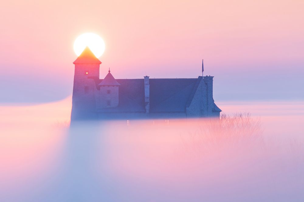Bobolice castle in Poland