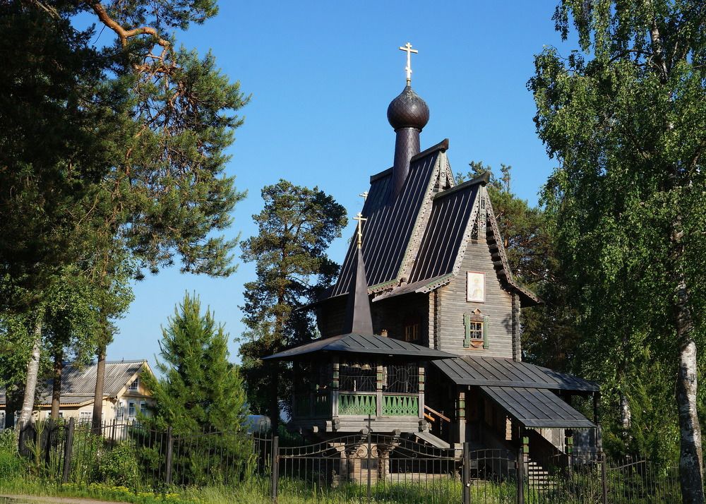 Церковь Платона Студийского в деревне Подомо Вилегодского района Архангельской области.