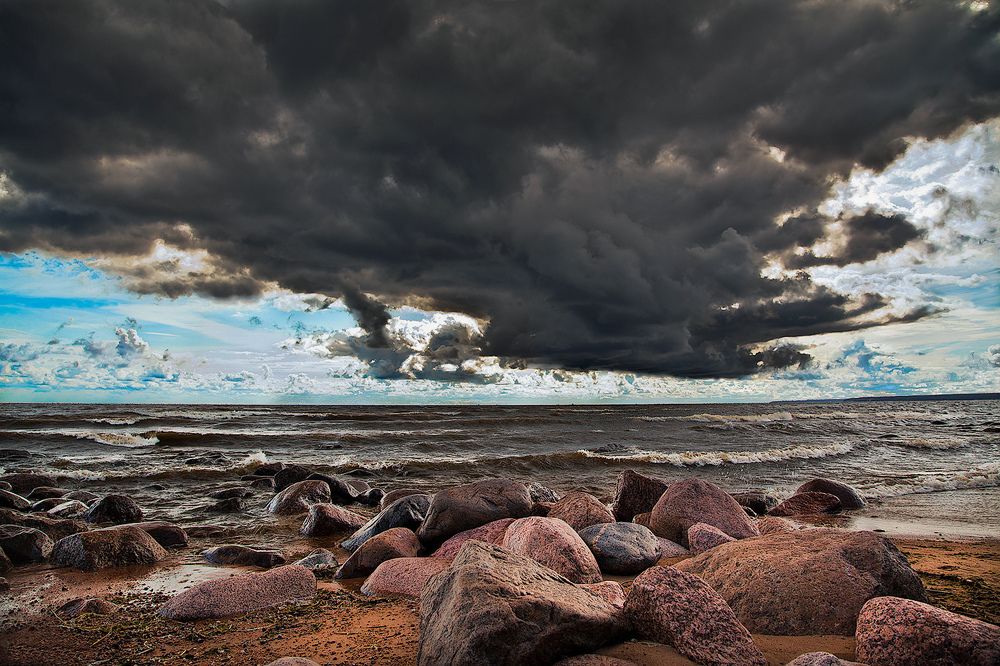 Смерч над Финским заливом /Waterspout over the Gulf of Finland