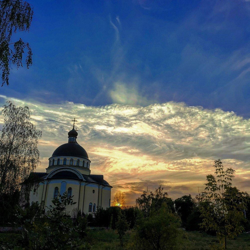 Sky. Temple. Handsomely.
