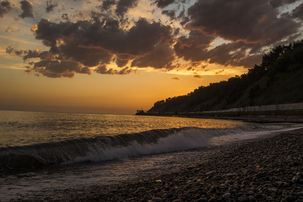 Золотой закат/Golden sunset