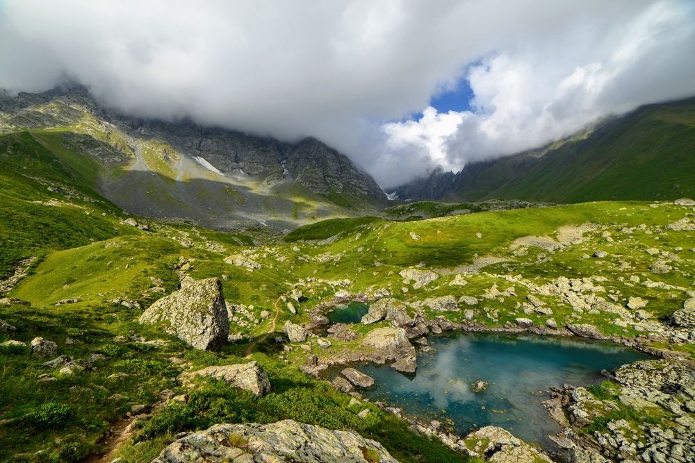 Озеро в горах