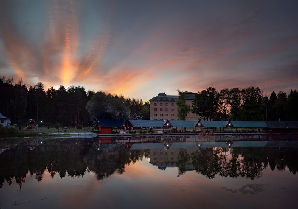 Рассвет в лесной Сказке